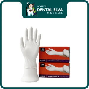 Guantes de Látex Blancos Maketto
